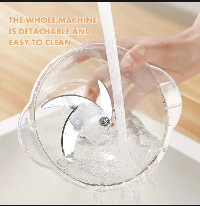 2 Liter Hand Operated Chopper for Meat Vegetables Manual Chopper Machine