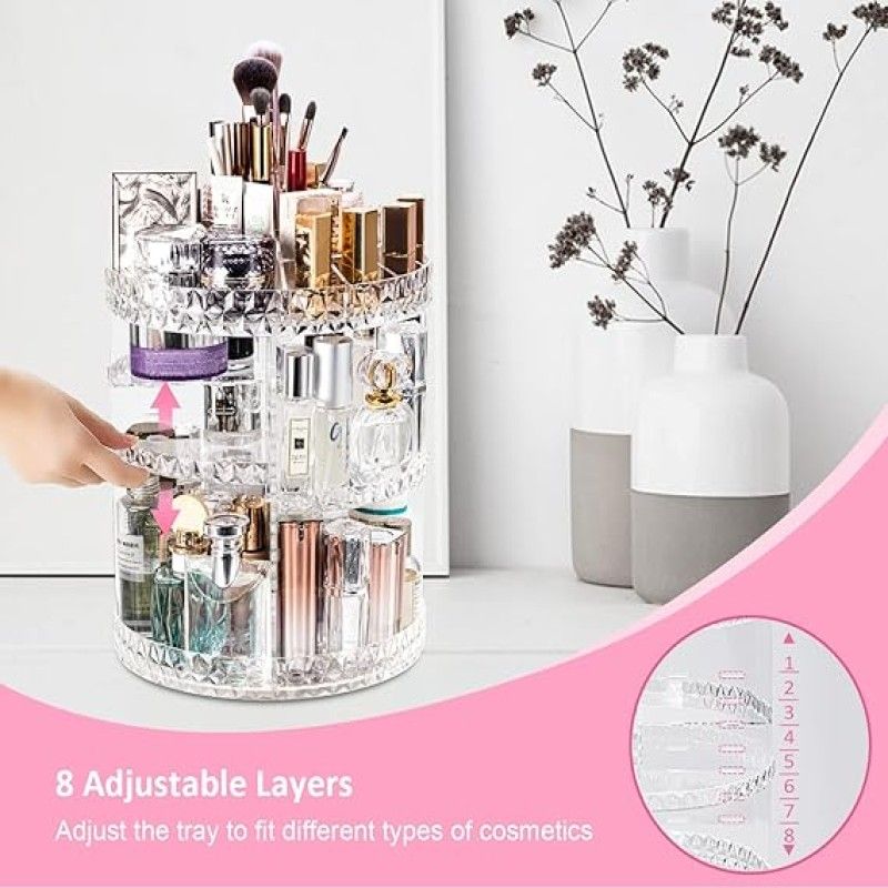 360 Rotating Diamond Cut Cosmetic Organizer Cosmetic Organizer Diamond 360 360 Rotating Diamond Cut Cosmetic Organizer Cosmetic Organizer Diamond 360