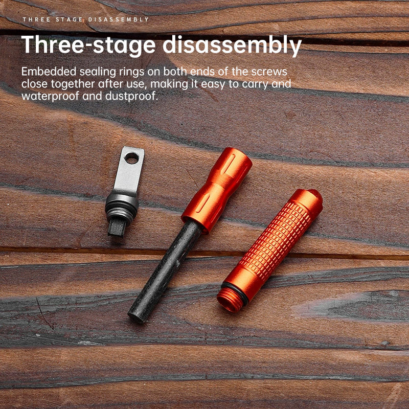 Mini Multi-Function Fire Starter (Flint & Magnesium) – Outdoor Survival Gear