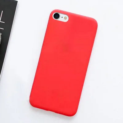 Case For iphone 7 8 SE 2020 2022 Shockproof TPU Liquid Silicone Protective Phone Back Cover for iphone SE 2020 2022 soft Case