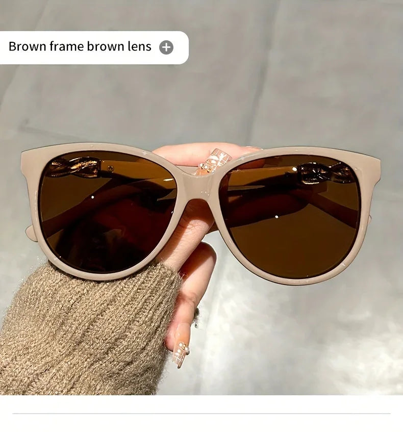 Fashion Cat Eye Sunglasses Women Brand Designer Vintage Sun Glasses Female 2025 Lady Retro Shades Oculos De Sol