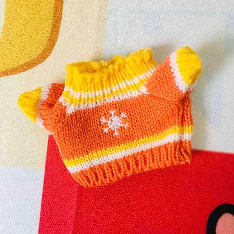 Doll Clothes for 20cm Idol Dolls Plush Star Doll's Clothing Sweater Stuffed Toy Outfit for Cotton Dolls Accessories DIY Gifts