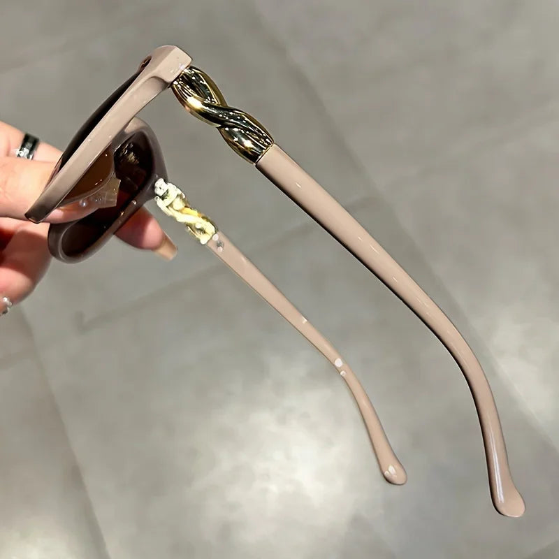 Fashion Cat Eye Sunglasses Women Brand Designer Vintage Sun Glasses Female 2025 Lady Retro Shades Oculos De Sol