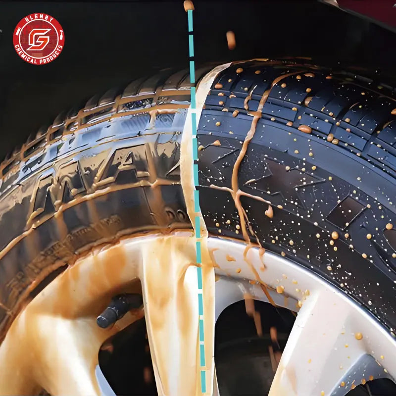Glenby GL6A Tire Wet Specially Formulated Tire Shine Keep Them Looking Wet Black and Glossy With One Quick Spray