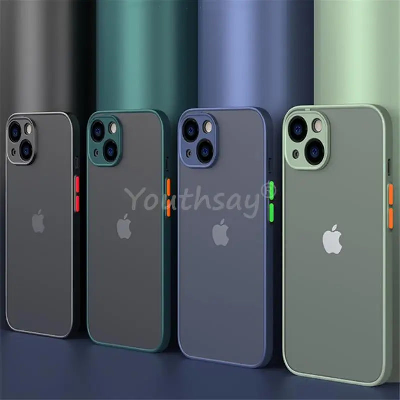 For iPhone SE 2022 Case for iPhone SE 3 2022 2020 8 7 Plus Cover Silicone Matte Rubber Translucent Case For iPhone SE 2022 Cover