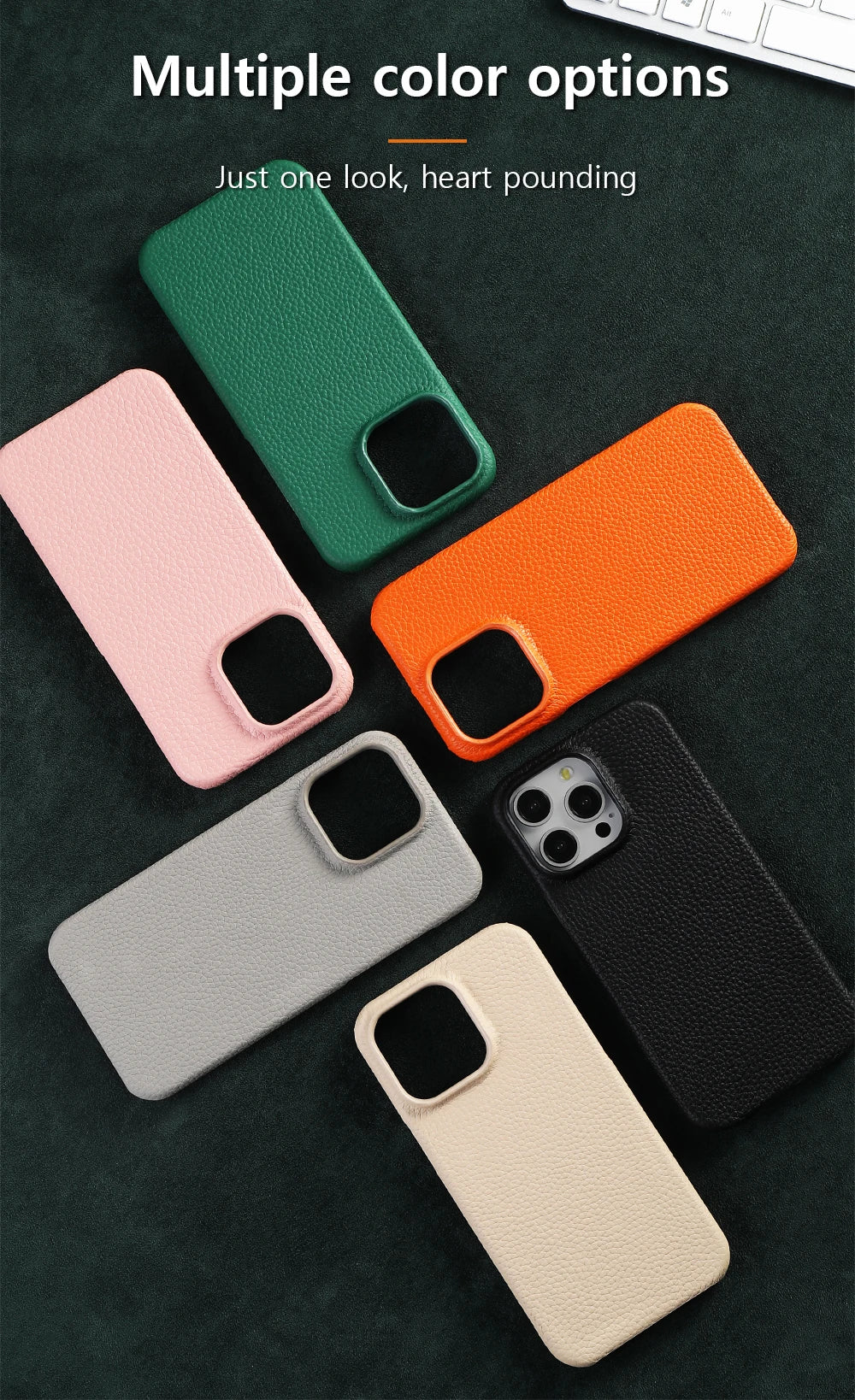 for Magsafe Case for iPhone 17 15 16 Pro Max Air 16Pro Natural Cowhide Lychee Leather Magnetic Protector Luxury Phone Back Cover