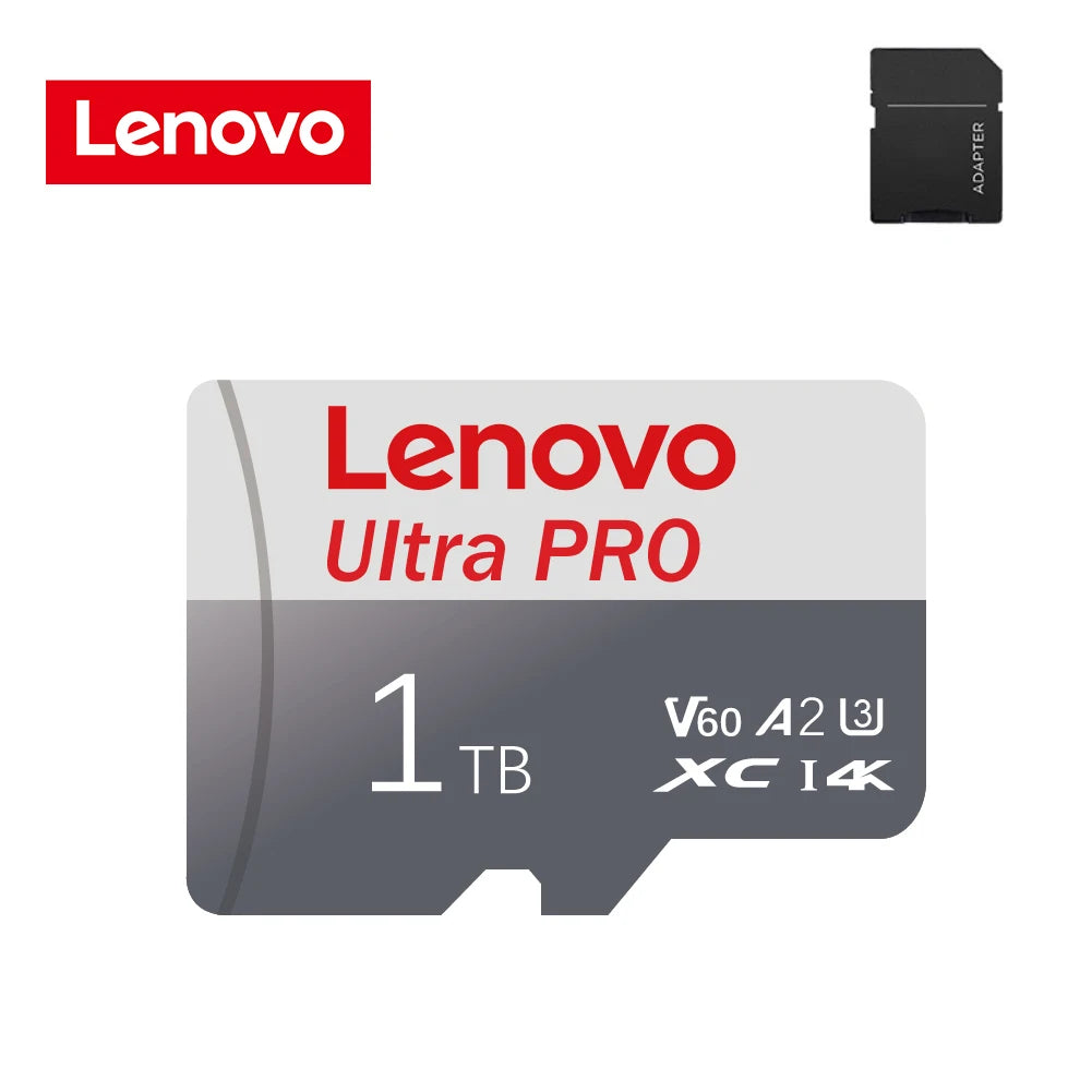 Lenovo Micro TF SD Card High Speed Transfer Ultra SD Memory Card U3 A2 TF Flash Cards for Phone Camera Table PC 2TB 1TB 128GB