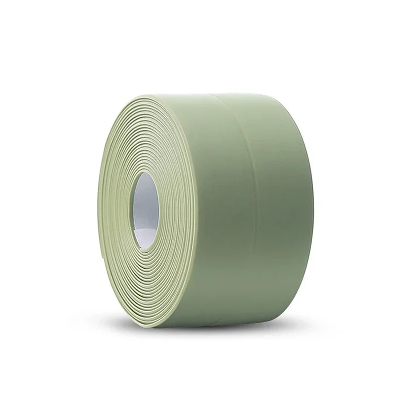 3.2M PVC Caulk Tape Self Adhesive Oil-Proof Kitchen Sink Edge Corner Wall Sticker  Bath Waterproof Toilet Sealing Strip Tape