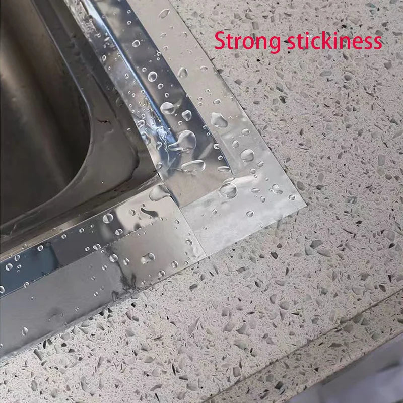 1roll Thickened Kitchen Aluminum Foil Tape Is Oil-proof, Waterproof and Mildew-proof and Can Be Attached to the Stove and Sink