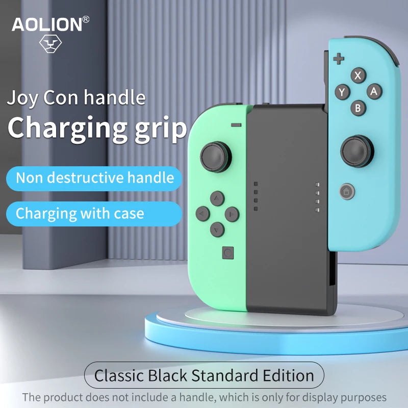 Aolion For NS2 Portable Charging Grip Bracket For Switch OLED For Joy-con Controller Charging Dock For Switch Game Accessories