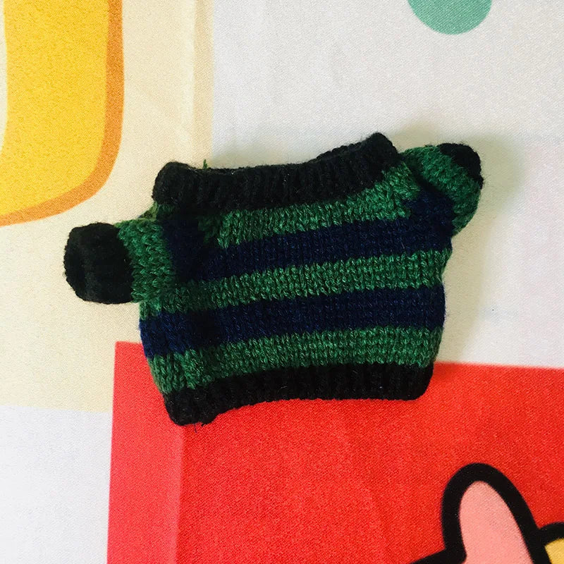 Doll Clothes for 20cm Idol Dolls Plush Star Doll's Clothing Sweater Stuffed Toy Outfit for Cotton Dolls Accessories DIY Gifts