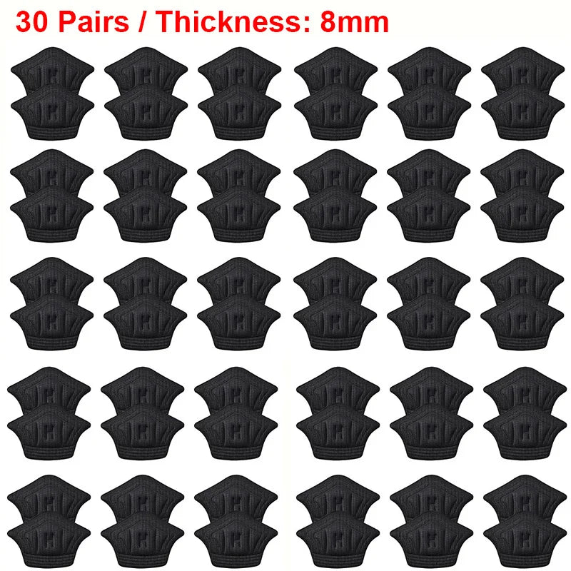 3pairs/6pairs Insoles Patch Heel Pads for Sport Shoes Back Sticker Adjustable Size Antiwear Feet Pad Cushion Insert Insole