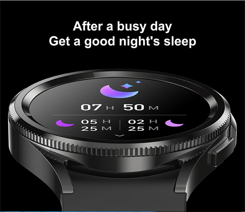 2025 New Smart Watch 6 Classic Smart Watch Fashion Men Sports Fitness Waterproof Heart Rate AMOLED HD Bluetooth Call Smartwatch