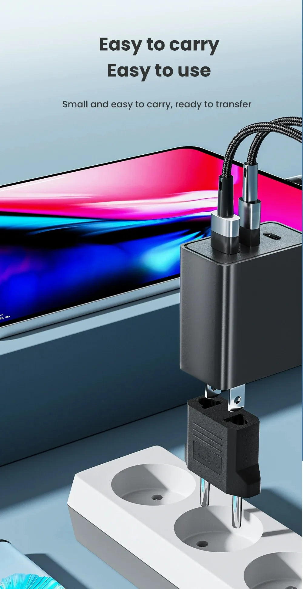 3/5/10Pcs European Euro EU Plug to US USA Plug Socket Travel Charger Converter Adapter Type C Plug Electrical Sockets AC Outlet