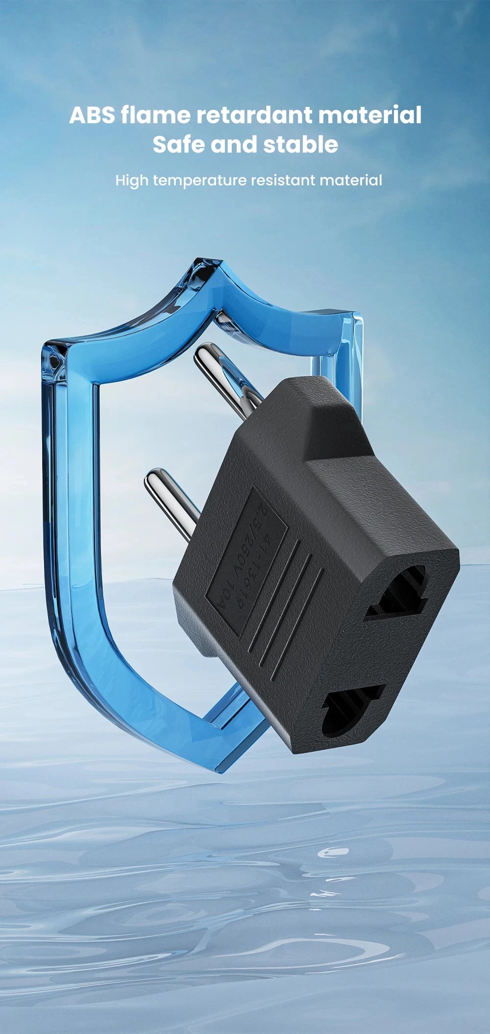 3/5/10Pcs European Euro EU Plug to US USA Plug Socket Travel Charger Converter Adapter Type C Plug Electrical Sockets AC Outlet