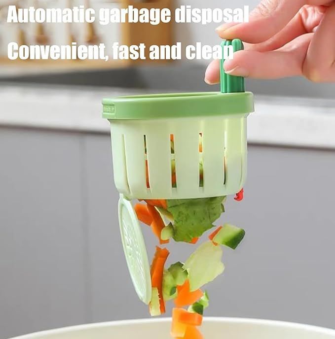 Cactus Kitchen Sink Drain Strainer Press Automatic Dumping Basket Multi Functional Home Use Draining Filter Net Kitchen Waste Collector for Sinks