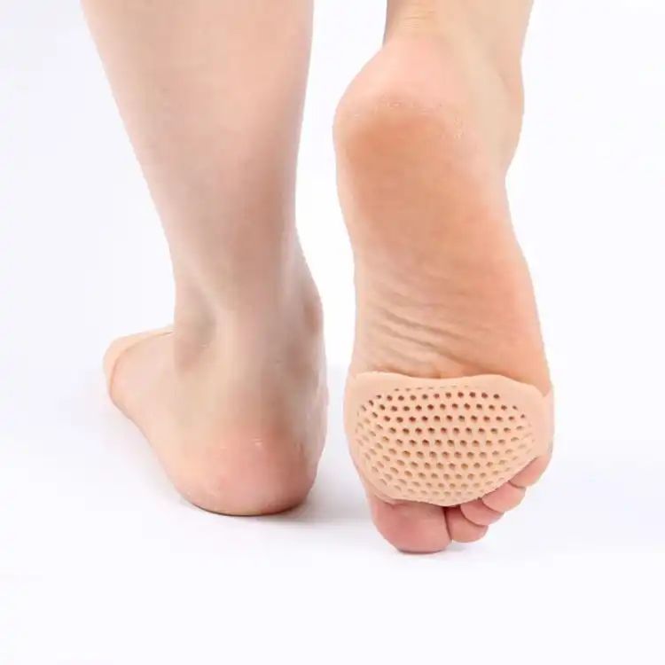 Insoles Forefoot Pads for Women High Heel Shoes Foot Blister Care Toes Insert Pad Silicone Gel Insole Cushions Pain Relief Splin
