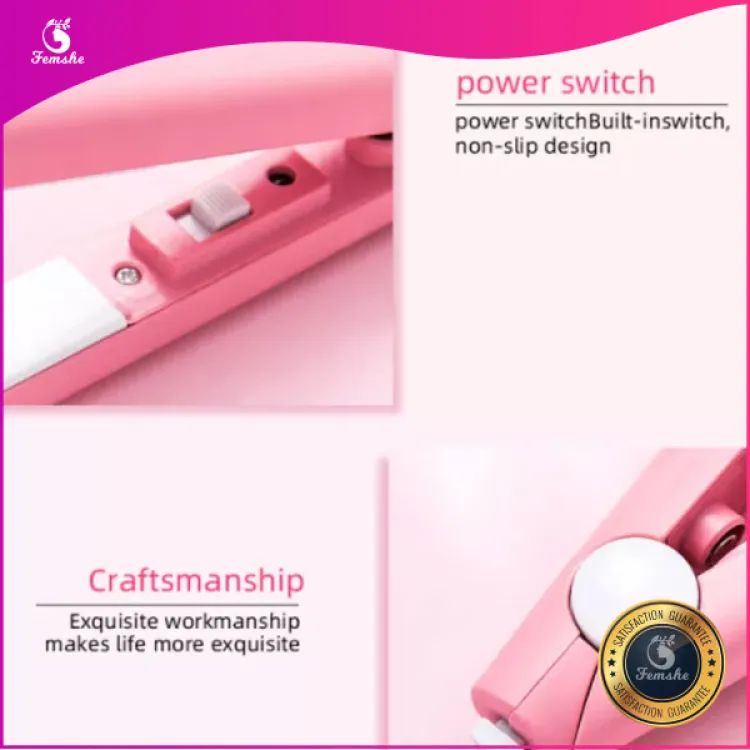 Mini Hair Straightener And Get Free Gift