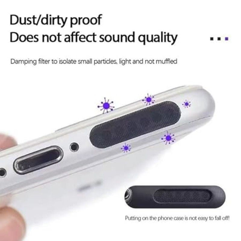 10 PCs Mobile Dust Sticker Protect Mobile Phone Dustproof Net Stickers Speaker Mesh Anti Dust Proof Universal