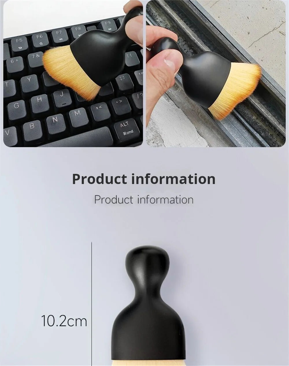 1/2PC Car Air Conditioner Cleaning Brush Car Air Outlet Crevice Dust Removal Brushes for Car Interior Cleaning Brush Accessories