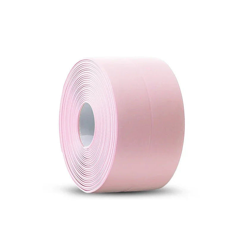 3.2M PVC Caulk Tape Self Adhesive Oil-Proof Kitchen Sink Edge Corner Wall Sticker  Bath Waterproof Toilet Sealing Strip Tape