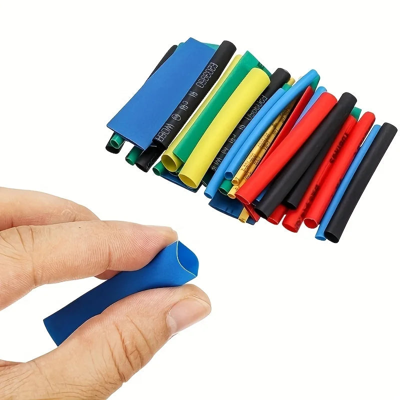 164/560pcs Polyolefin Heat Shrink Tubing Set 2:1 Shrink Ratio for Wires Cables Multicolor Sleeves