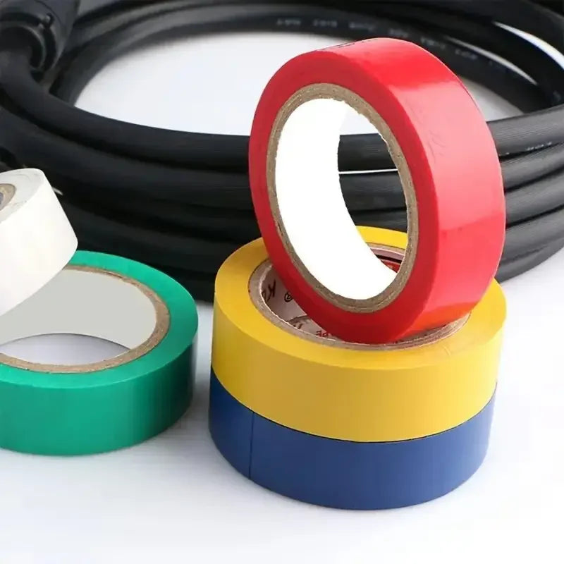 6/10pcsMulti-color Electrical Tape Set Durable Fireproof Insulating Metal-safe Adhesive  for Home Industrial Use 394 Inches 18mm