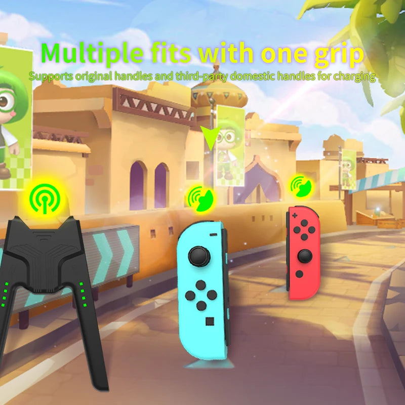 Aolion For NS2 Portable Charging Grip Bracket For Switch OLED For Joy-con Controller Charging Dock For Switch Game Accessories