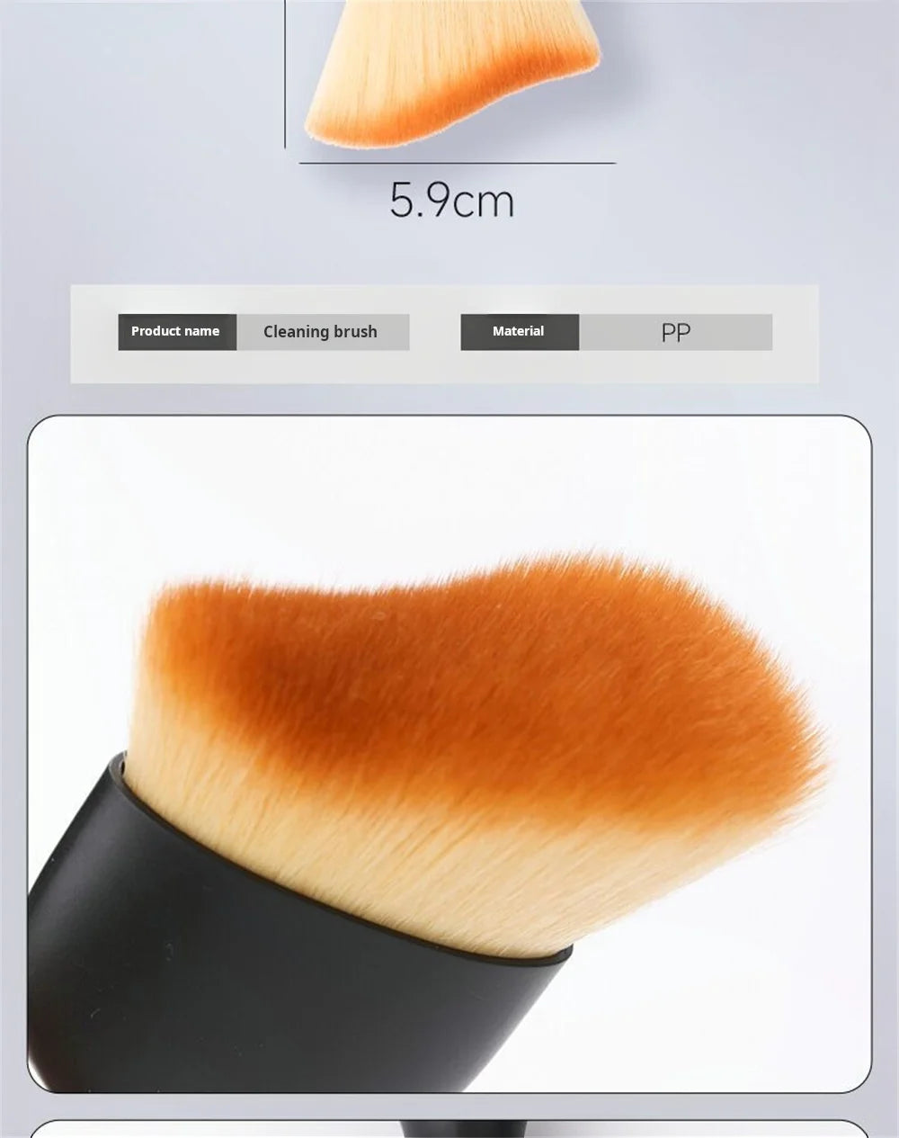 1/2PC Car Air Conditioner Cleaning Brush Car Air Outlet Crevice Dust Removal Brushes for Car Interior Cleaning Brush Accessories