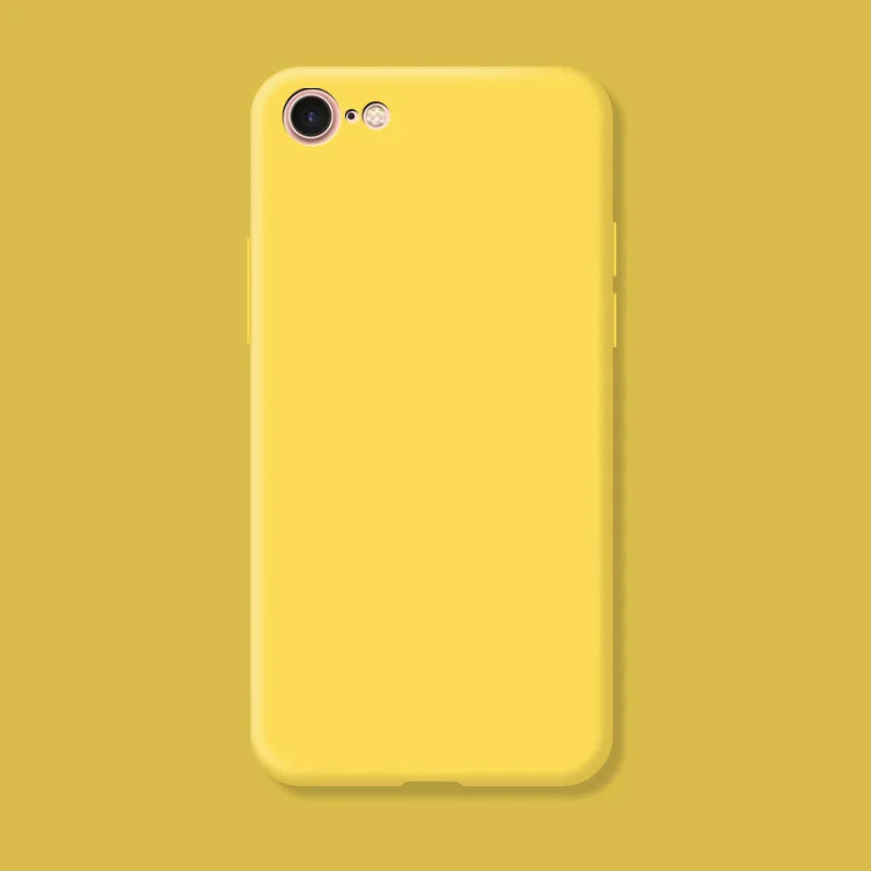 Case For iphone 7 8 SE 2020 2022 Shockproof TPU Liquid Silicone Protective Phone Back Cover for iphone SE 2020 2022 soft Case
