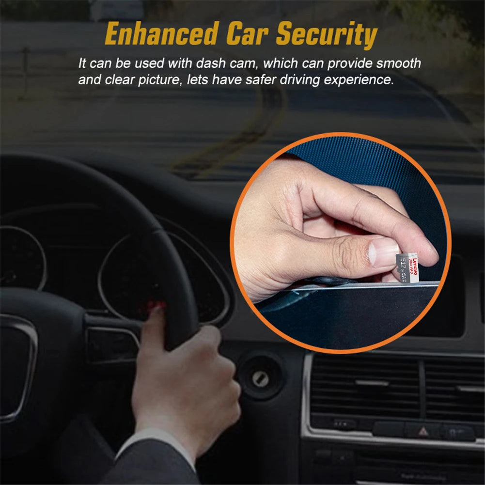 Lenovo Micro TF SD Card High Speed Transfer Ultra SD Memory Card U3 A2 TF Flash Cards for Phone Camera Table PC 2TB 1TB 128GB