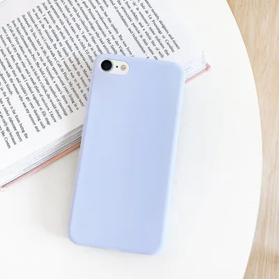 Case For iphone 7 8 SE 2020 2022 Shockproof TPU Liquid Silicone Protective Phone Back Cover for iphone SE 2020 2022 soft Case