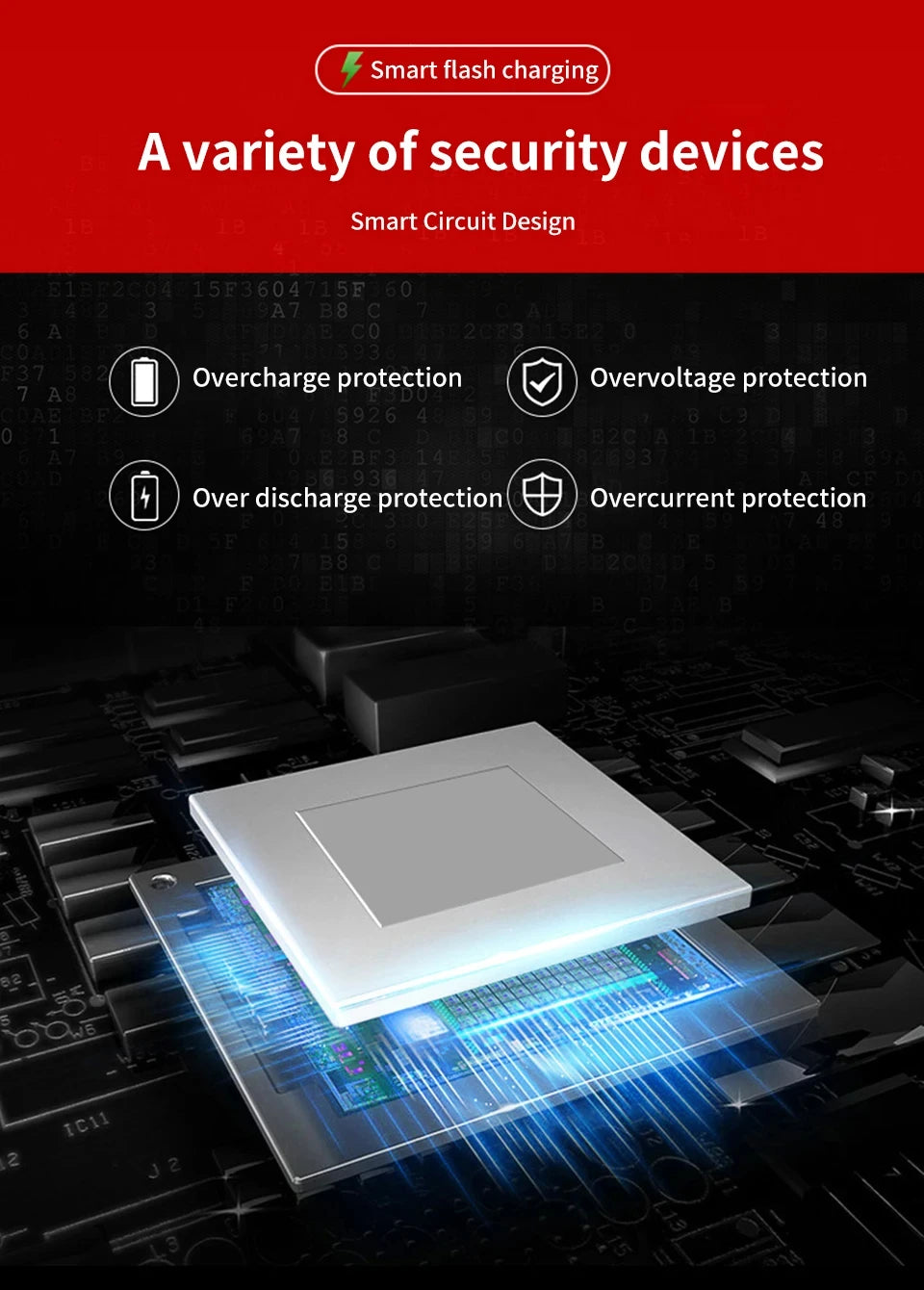 18650 Battery Charger 1/2/4 Slots Dual 18650 Charging 3.7V  Rechargeable Lithium Battery USB Charger For 16340 14500 18650
