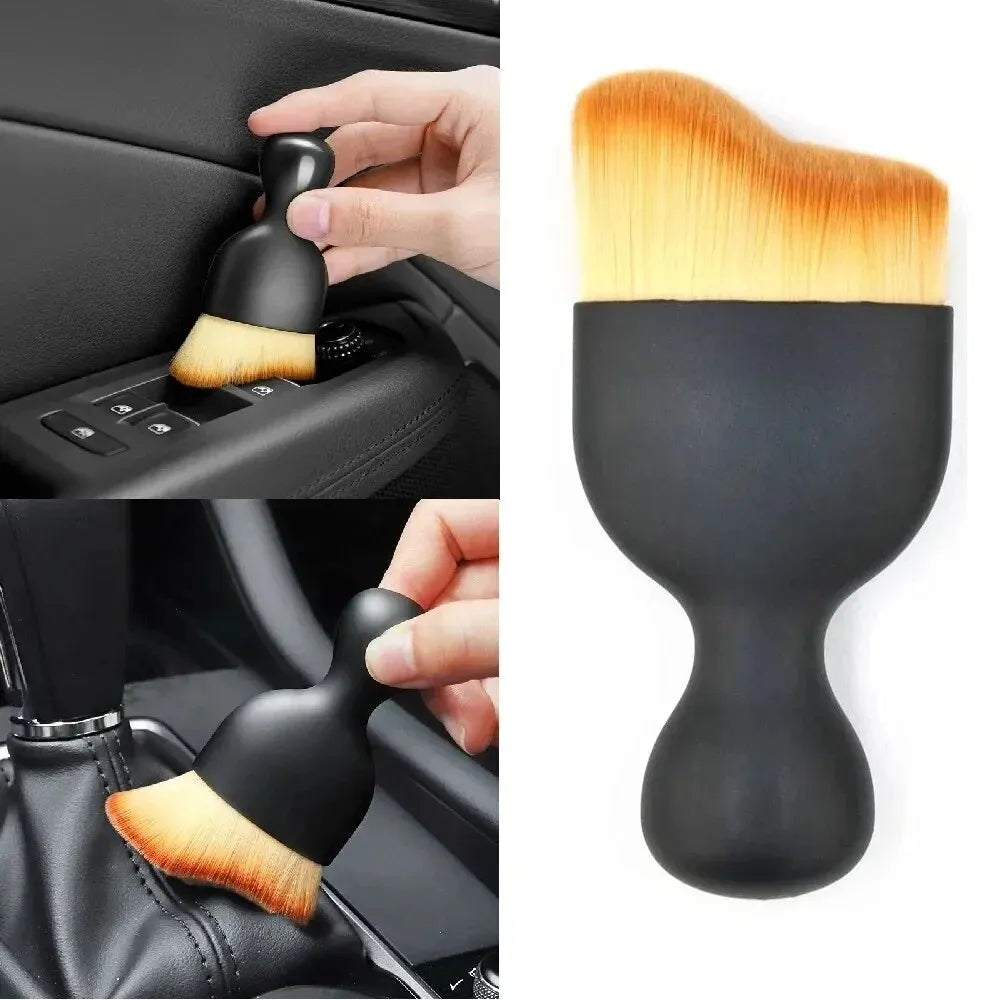 1/2PC Car Air Conditioner Cleaning Brush Car Air Outlet Crevice Dust Removal Brushes for Car Interior Cleaning Brush Accessories
