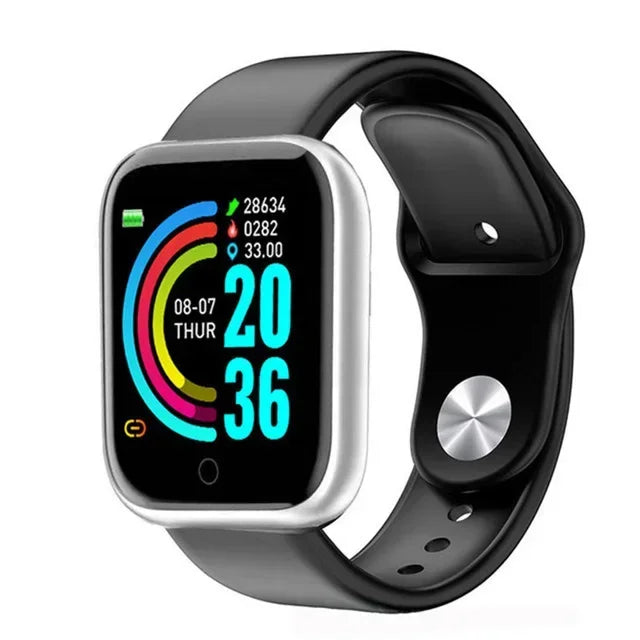 Smartwatch Y68 w/ Color Screen: Activity Tracker, Multi-Sport Mode, Step Counter, Notification Alert, Remote Music/Camera