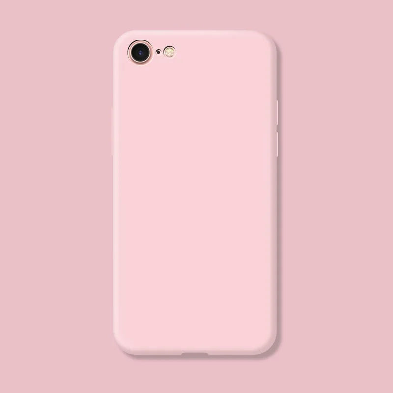 Case For iphone 7 8 SE 2020 2022 Shockproof TPU Liquid Silicone Protective Phone Back Cover for iphone SE 2020 2022 soft Case