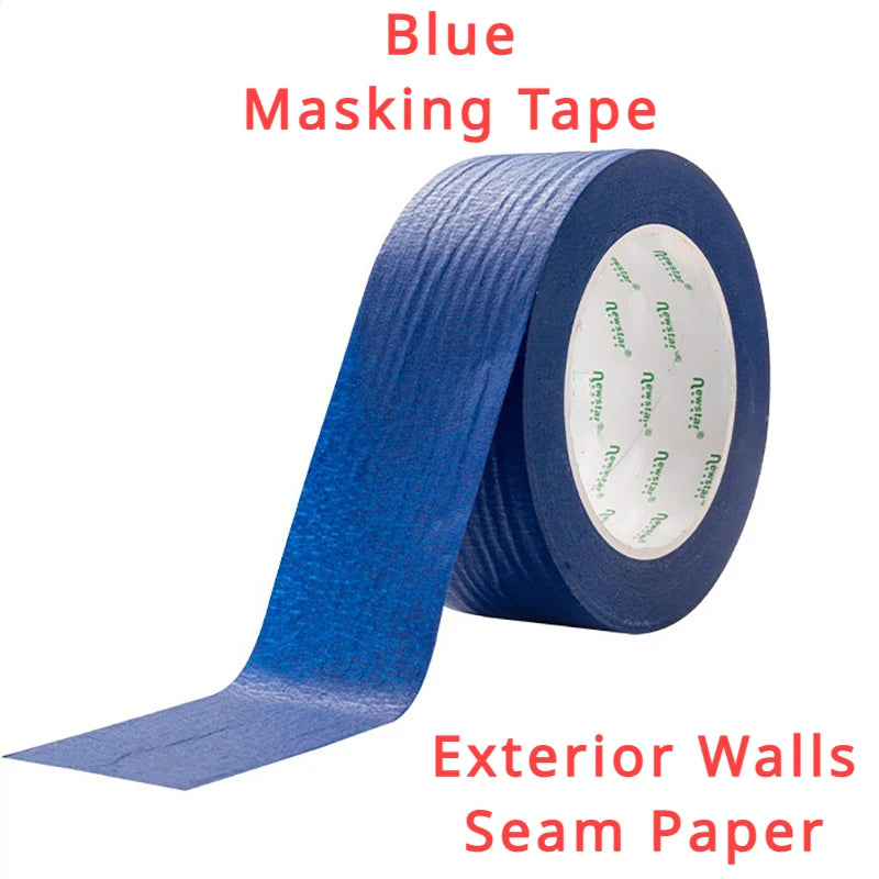 3 Roll/Set Paint Tape Multi-Surface Masking Easy Removal Paint Tape Security Wall Painting Crafts Art Construction Home 20m/Roll