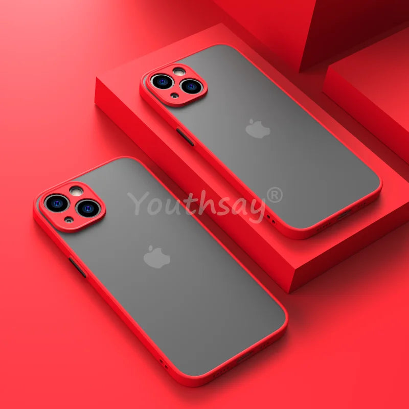 For iPhone SE 2022 Case for iPhone SE 3 2022 2020 8 7 Plus Cover Silicone Matte Rubber Translucent Case For iPhone SE 2022 Cover