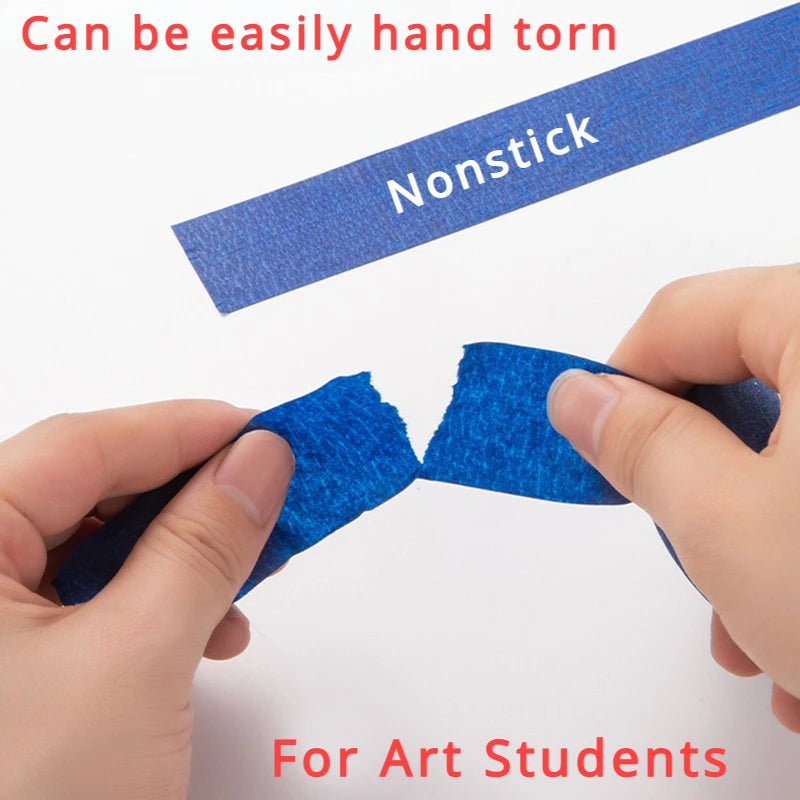3 Roll/Set Paint Tape Multi-Surface Masking Easy Removal Paint Tape Security Wall Painting Crafts Art Construction Home 20m/Roll