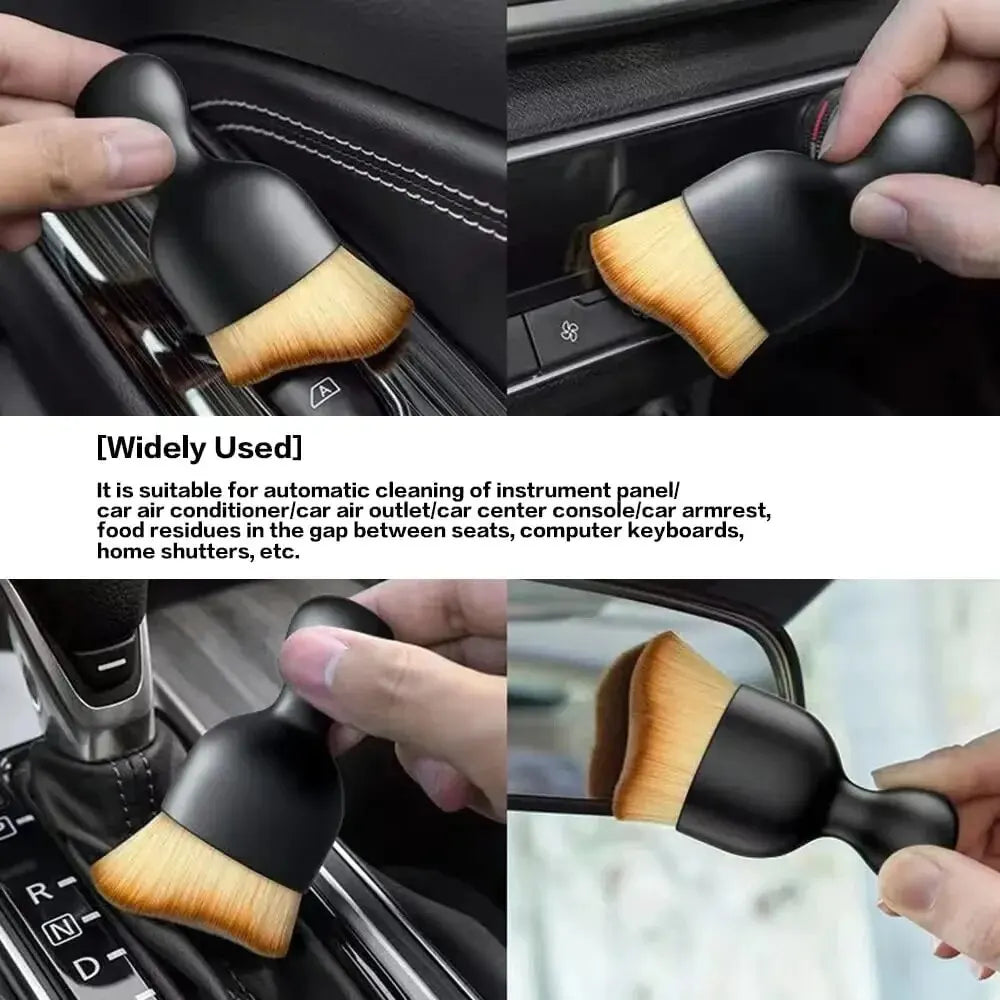 1/2PC Car Air Conditioner Cleaning Brush Car Air Outlet Crevice Dust Removal Brushes for Car Interior Cleaning Brush Accessories