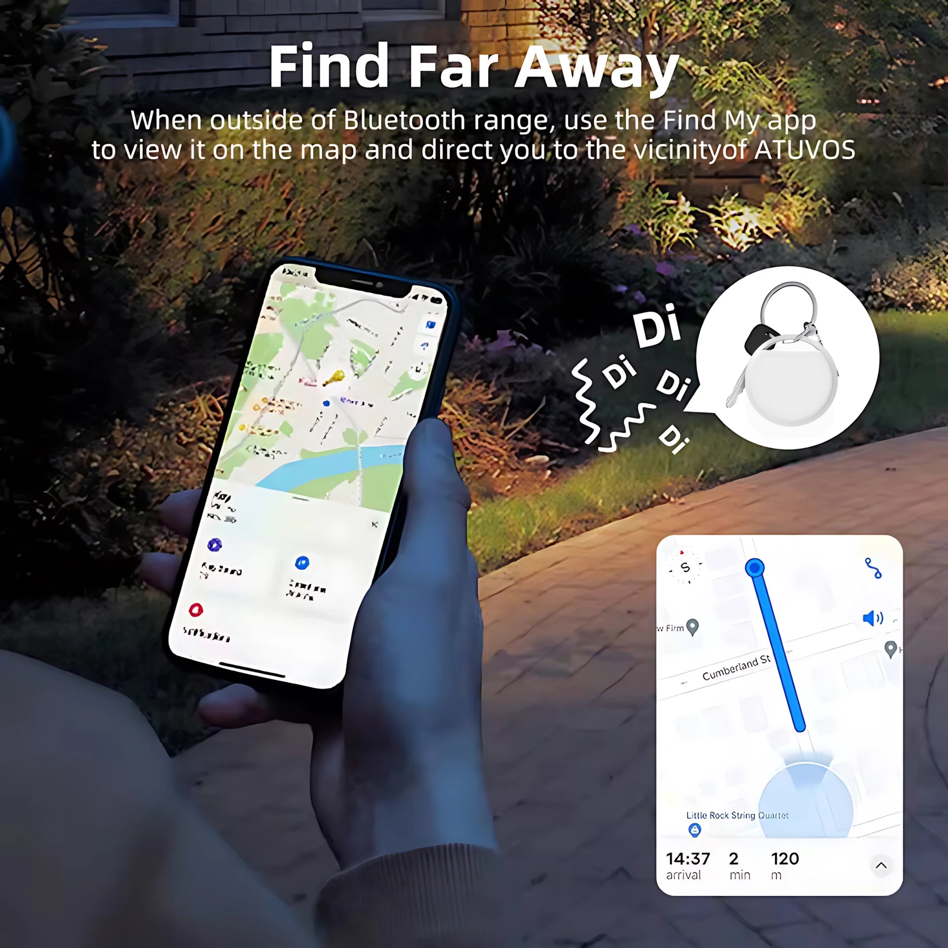 GPS Smart Tracker Mini Tag For IOS iPhone Find My APP ITag Anti Lost Reminder Device MFI Rated Locator Car Key Pet Kids Finder
