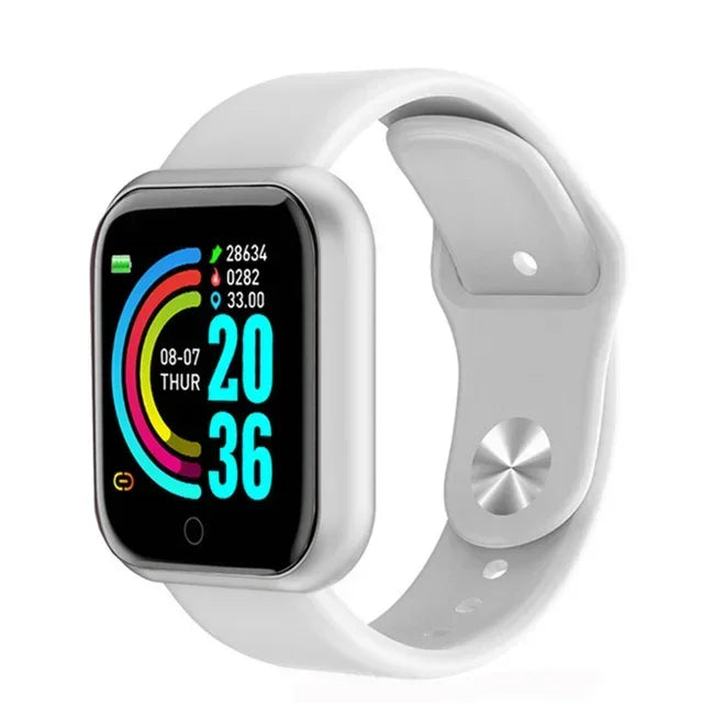 Smartwatch Y68 w/ Color Screen: Activity Tracker, Multi-Sport Mode, Step Counter, Notification Alert, Remote Music/Camera