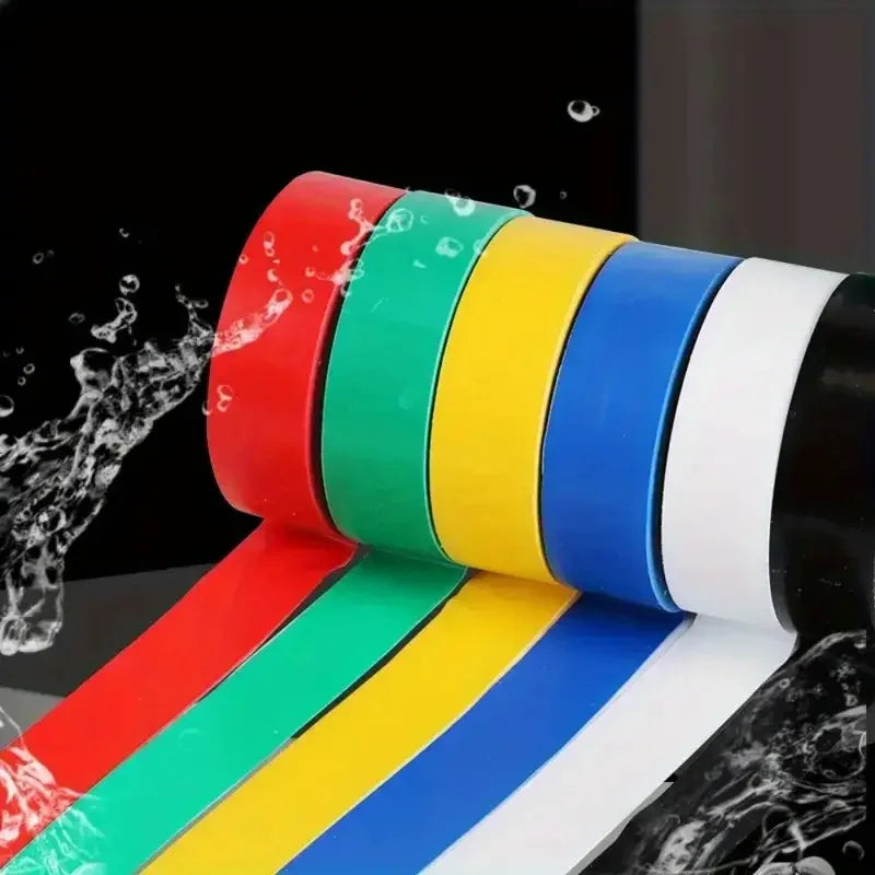 6/10pcsMulti-color Electrical Tape Set Durable Fireproof Insulating Metal-safe Adhesive  for Home Industrial Use 394 Inches 18mm