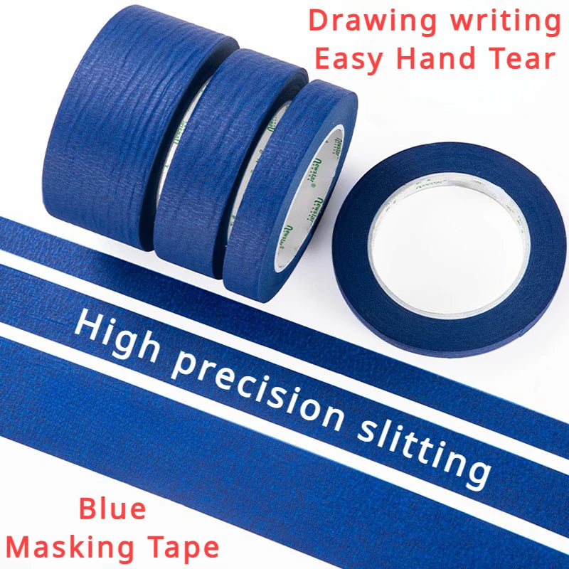 3 Roll/Set Paint Tape Multi-Surface Masking Easy Removal Paint Tape Security Wall Painting Crafts Art Construction Home 20m/Roll